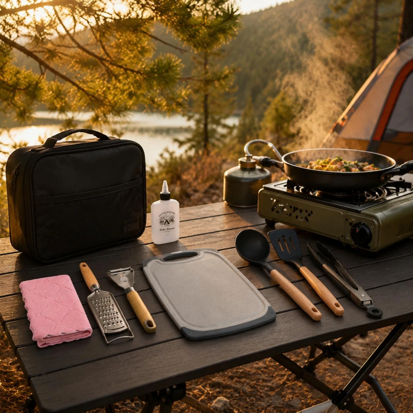 Kit di Pentole Portatili per C - Camping Cooking Easy recensione e prezzo