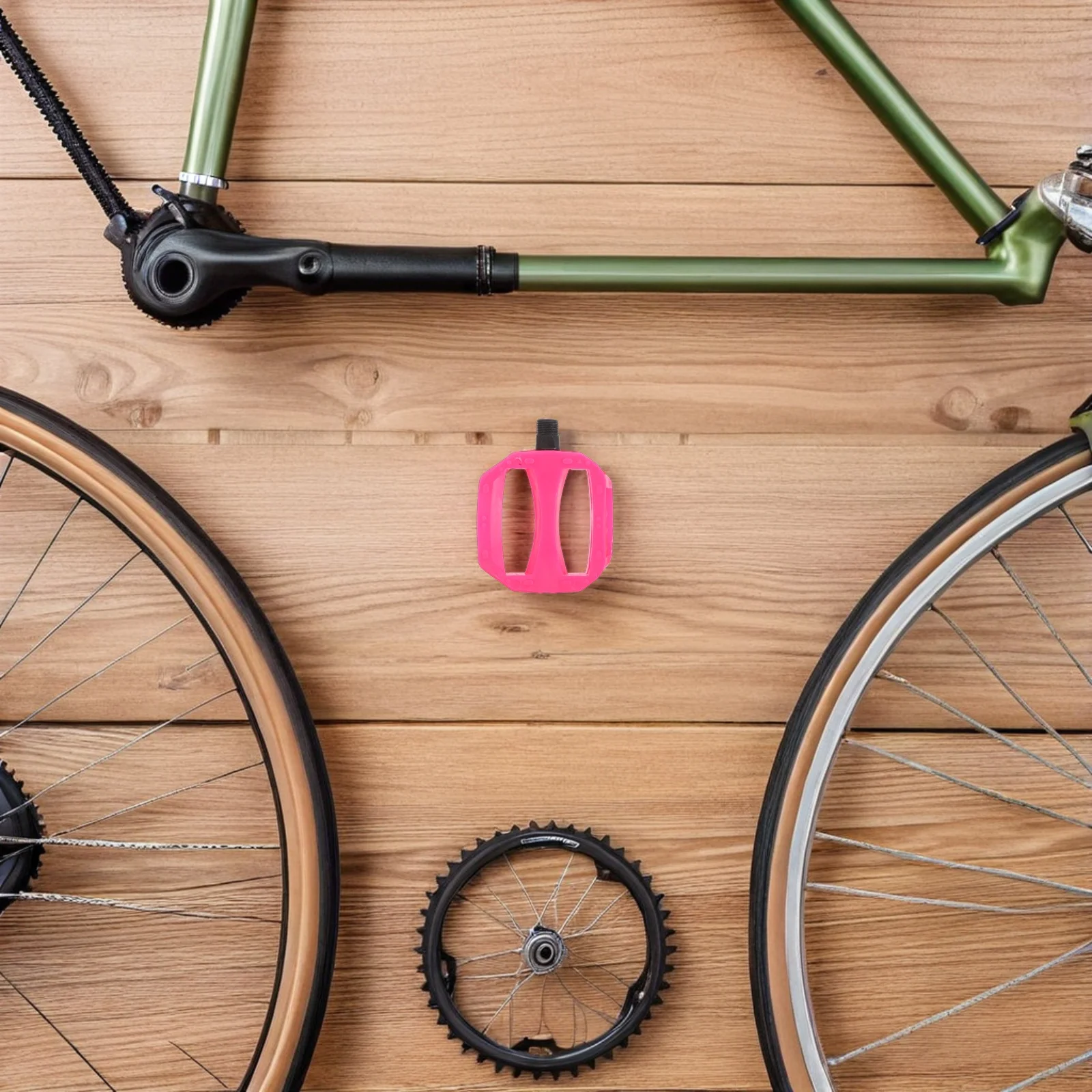 แป้นเหยียบจักรยานทดแทน เกลียว 1/2 นิ้ว สำหรับพลาสติกทนทาน ดีไซน์กันลื่น ติดตั้งง่าย ใช้งานร่วมกันได้