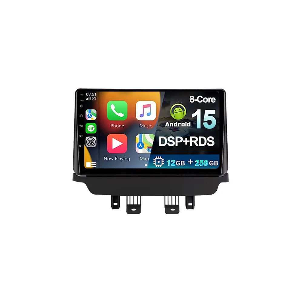 Android 15 Voor Mazda CX-3 DK Mazda 2 DJ 2014-2023 Multimedia Speler Radio Stereo Head Unit GPS Navigatie 4G WIFI BT DSP DVD - afbeelding 2