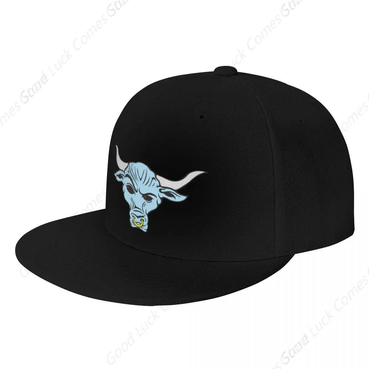 Brahma Bull Hat Baseball Hat Flat Brim Bill Fitted Closure Full Close Hip Hop Basketball Tennis Golf Football Hiphop Outdoor