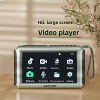 SANSUI F55 Wireless Bluetooth Speaker 7-inch LED Display Radio Portable FM Radio TF Card Slot MP4 Music Player Video Speaker