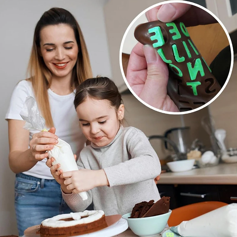 

Силиконовые формы для шоколада с цифрами алфавитов, инструмент для выпечки с украшениями для торта «С Днем Рождения», форма для помадки