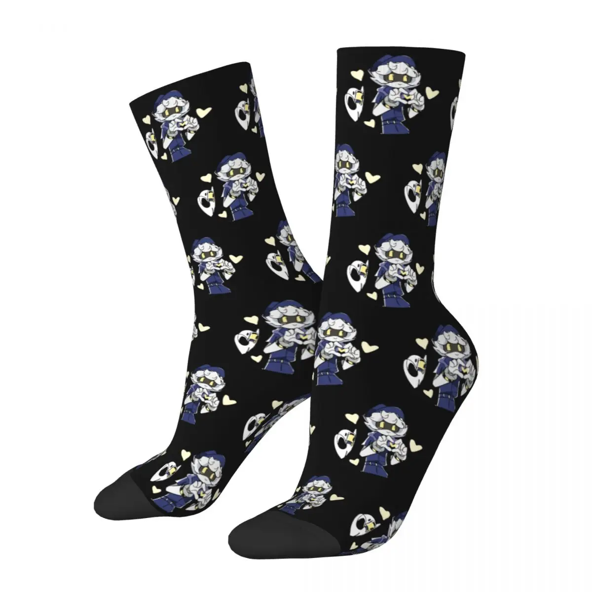 Murder Drones Love Socks Men Women Polyester Funny Happy Game Socks Harajuku Spring Summer Autumn Winter Socks Gifts