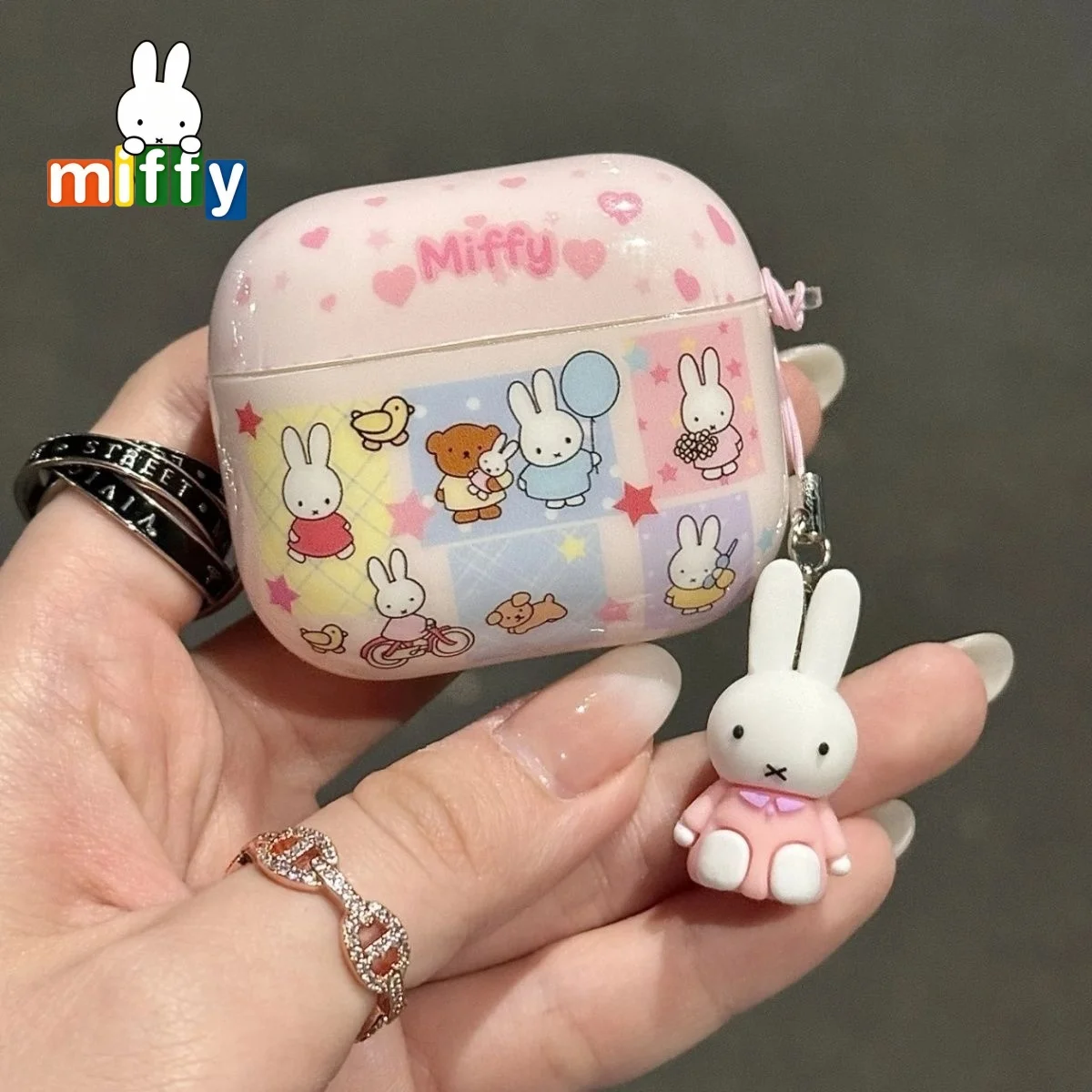 

Miffy Is Compatible with Airpodspro2 Cases Airpods 1St To 4Th Generation Headphone Cases and Airpods Pro Headphone Cases