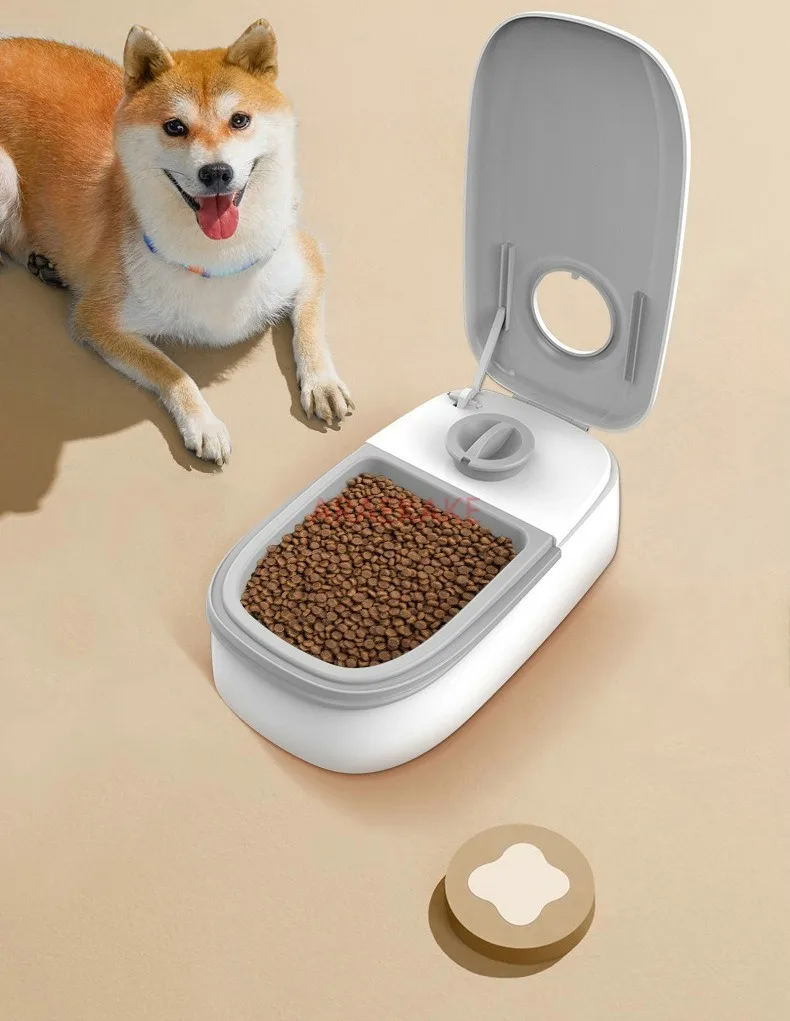 

Таймер для домашних животных, корм для кошек, интеллектуальная автоматическая кормушка, сухой и влажный корм, двойное разделение блюд, автоматическое кормление собак