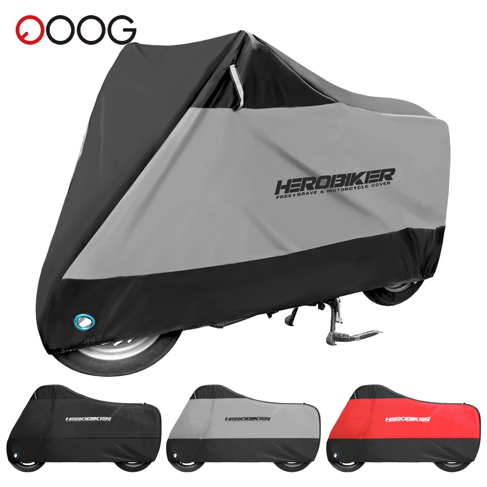 

Motorcycle Cover Waterproof Dustproof UV Protective Cover Coat Motocross Rain Cover Indoor Outdoor Motorbike Scooter Cover M-4XL