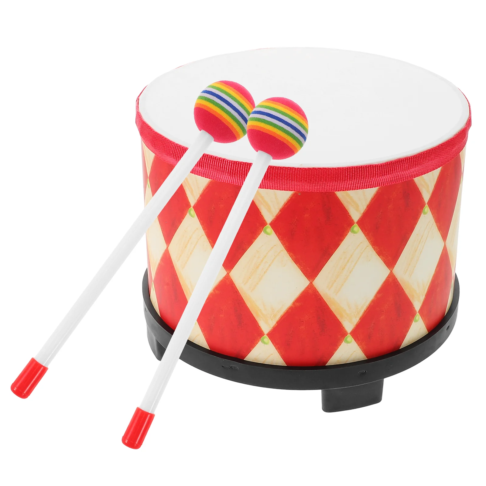 

Children's Drum Snare for Kids Chinese Drumsticks Musical Toddlers Toys Shaman Wooden Percussion Instrument Beat The Hand