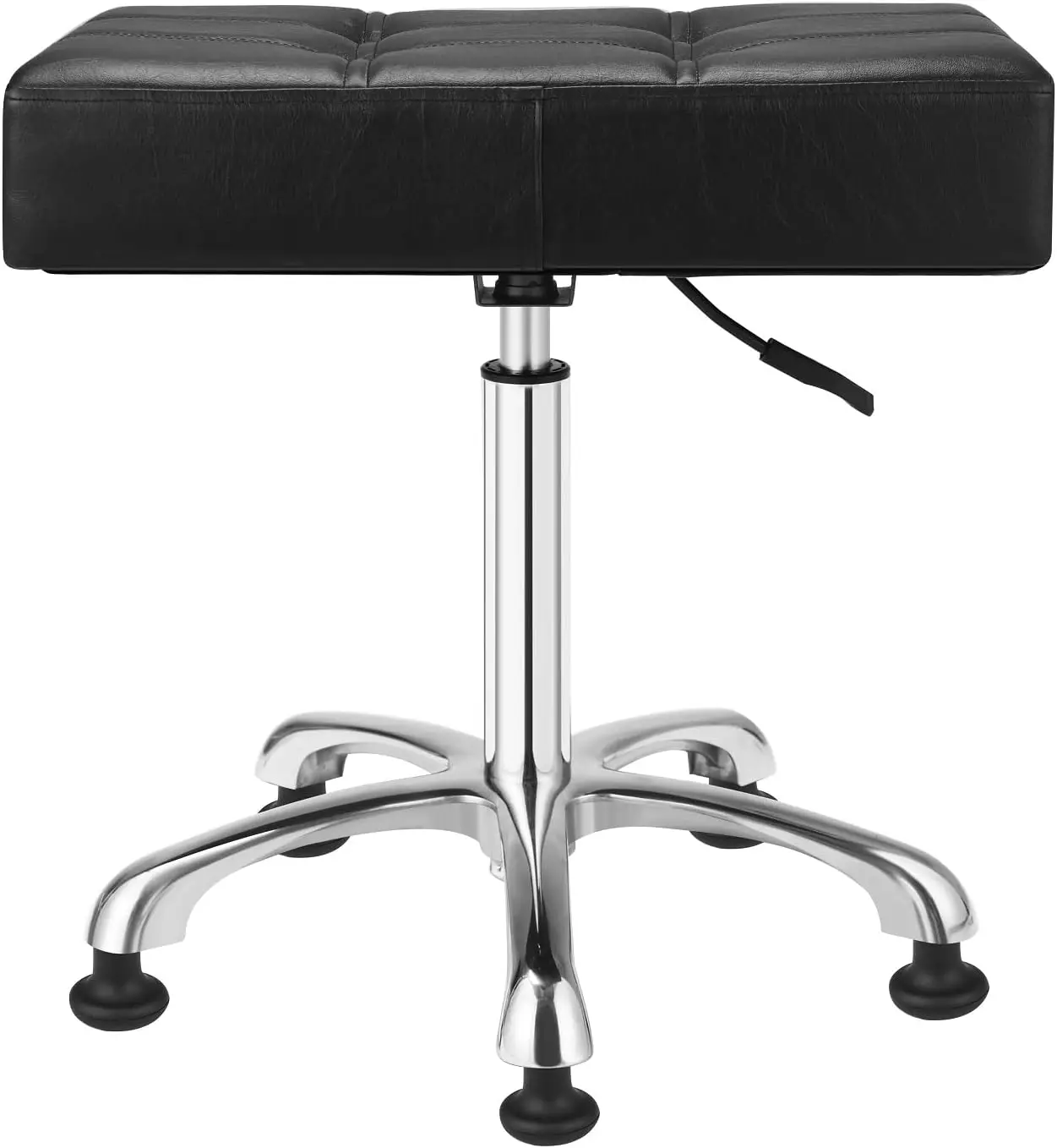 

Heavy Duty Adjustable Swivel Stool with Bell Glides for Office, Kitchen, and Lab - Black