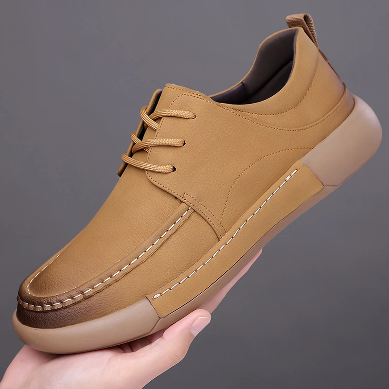 

Men's Business Leather Shoes Comfortable gentlemen high-quality styles Adult work Hot selling Black luxury Daily versatile