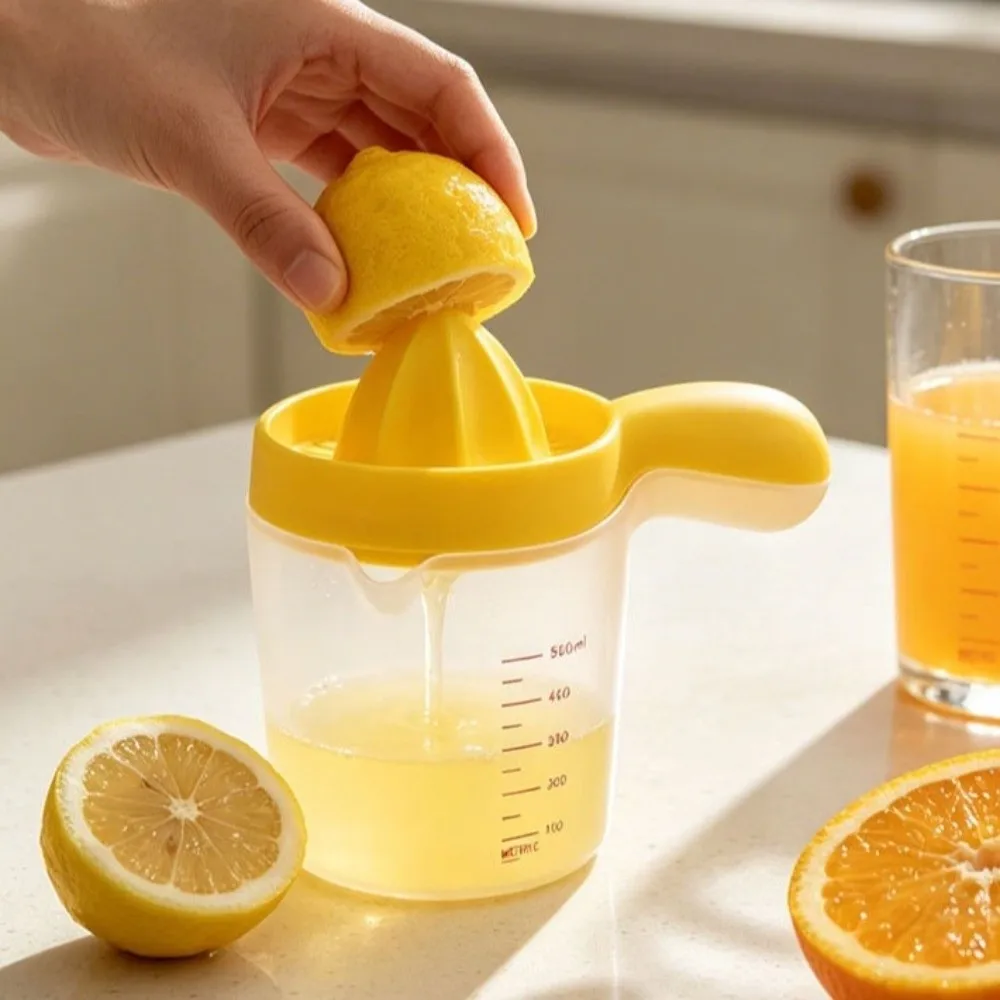 Manual Tool Portable Manual Juicer Hand Press Reusable Lemon Squeezer Durable Compact Juice Separator Making Lemon Juice 4