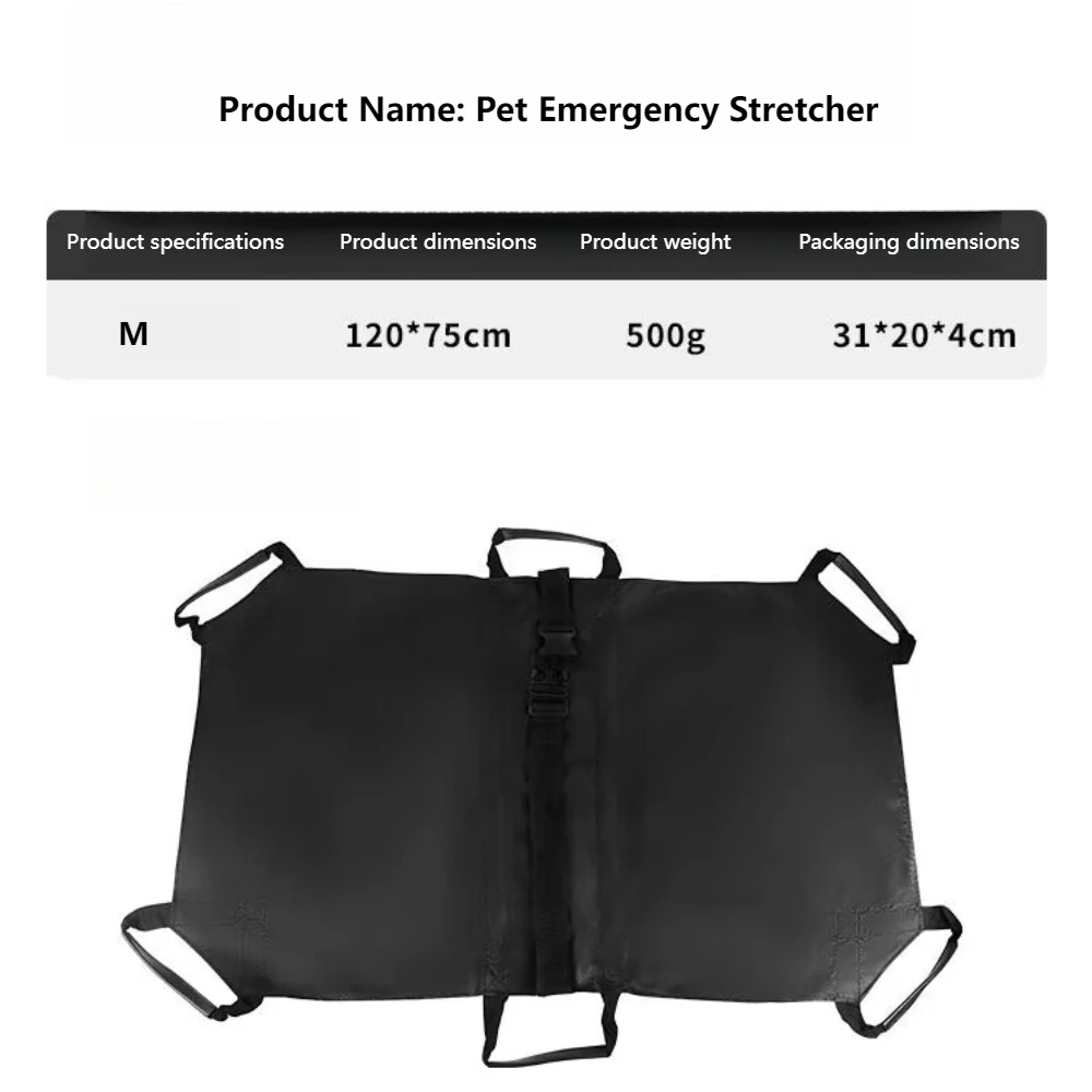 Pet Emergency Stretcher Foldable Portable Rescue Wholesale Durable Layer Canvas Fabric Dog Accessories Supplies Safety Device view 3