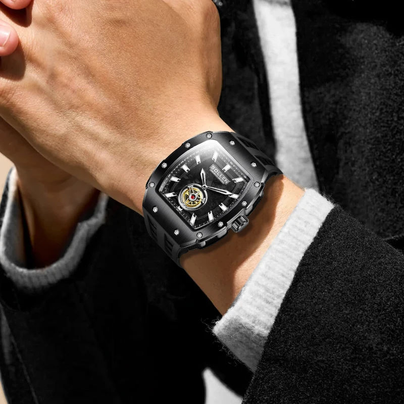 

Мужские кварцевые часы SOLLEN — повседневный и модный выбор, подходят для подарков парню/друзей и лучший выбор.