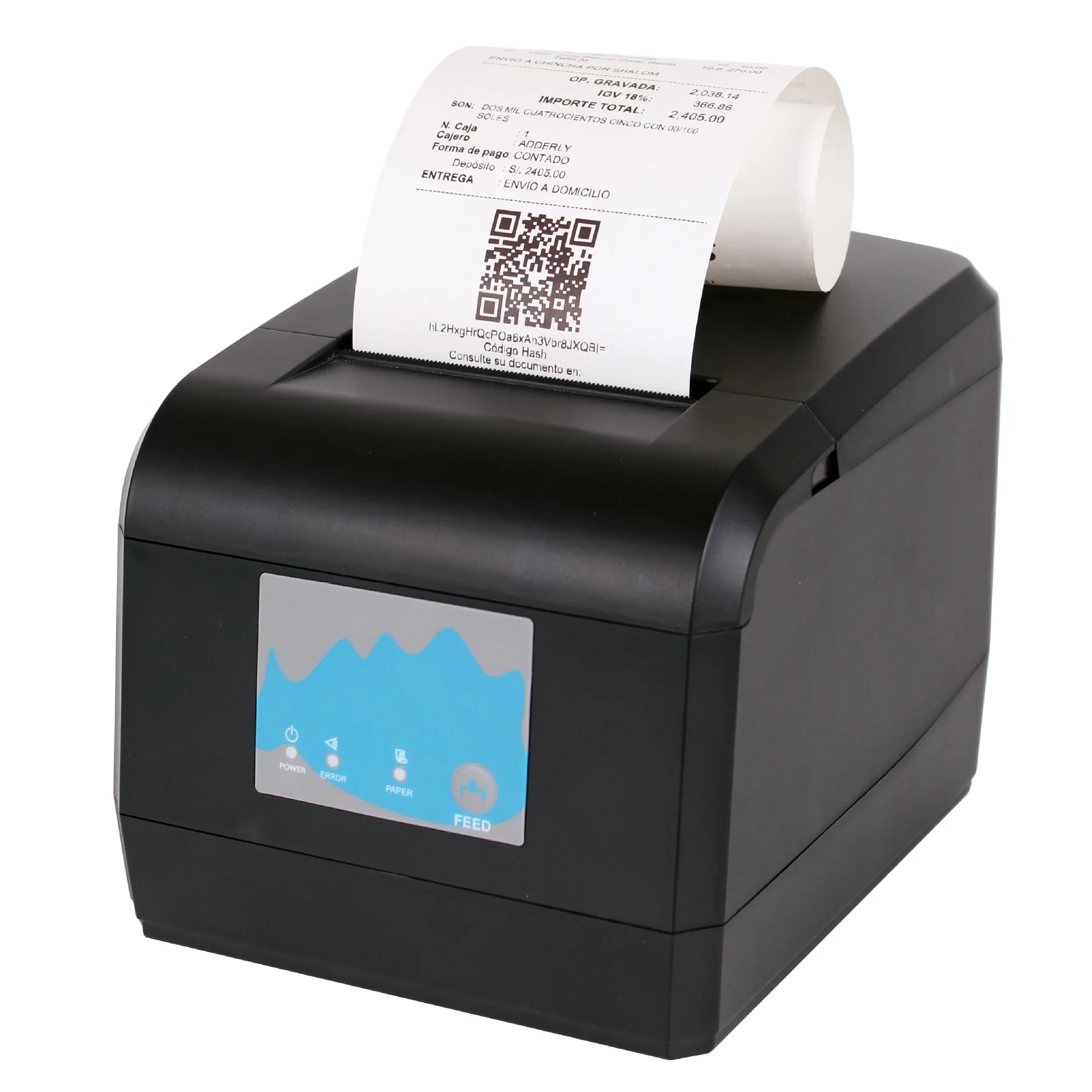 

New 80MM thermal receipt printer Meituan takeaway back kitchen supermarket front desk receipt printer