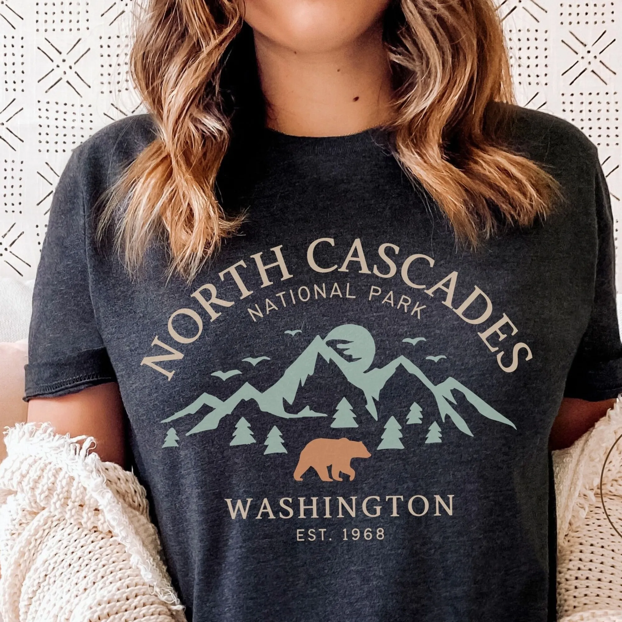 North Cascades Shirt, Washington Mountains T-shirt