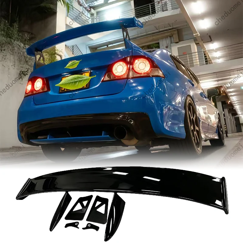 Suitable For Honda 8th Civic / CIIMO FD2 Car MUGEN GT Style Rear Spoiler Wing Modification Accessories