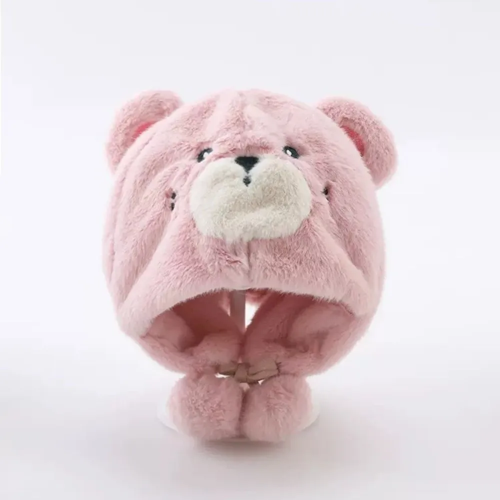 

New Cute Cartoon Warm Hat Windproof Thickened Ear Protection Hat Cold Proof Pullover Cap