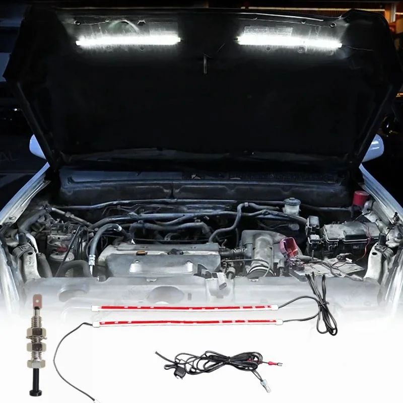 

White Under Hood LED Lights For Car Hood Light Kit With Automatic On/off-Universal Fits Any Vehicle Car Hood Light