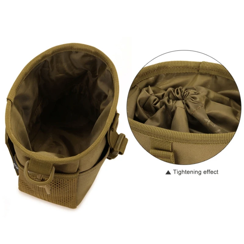 Tactics Recycle Waist Pack 1000D Nylon Outdoor Climbing Magnesium Powder Storage Belt Adjustable Multifunction Molle Hunting Bag