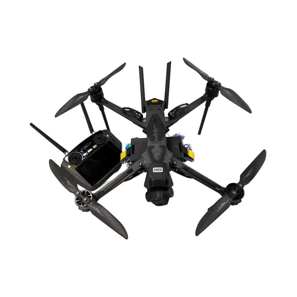 

10-Inch 10km Digital Image Transmission FPV with Visible Light Thermal Imaging 3kg Payload Radio/Remote Control Plastic Material