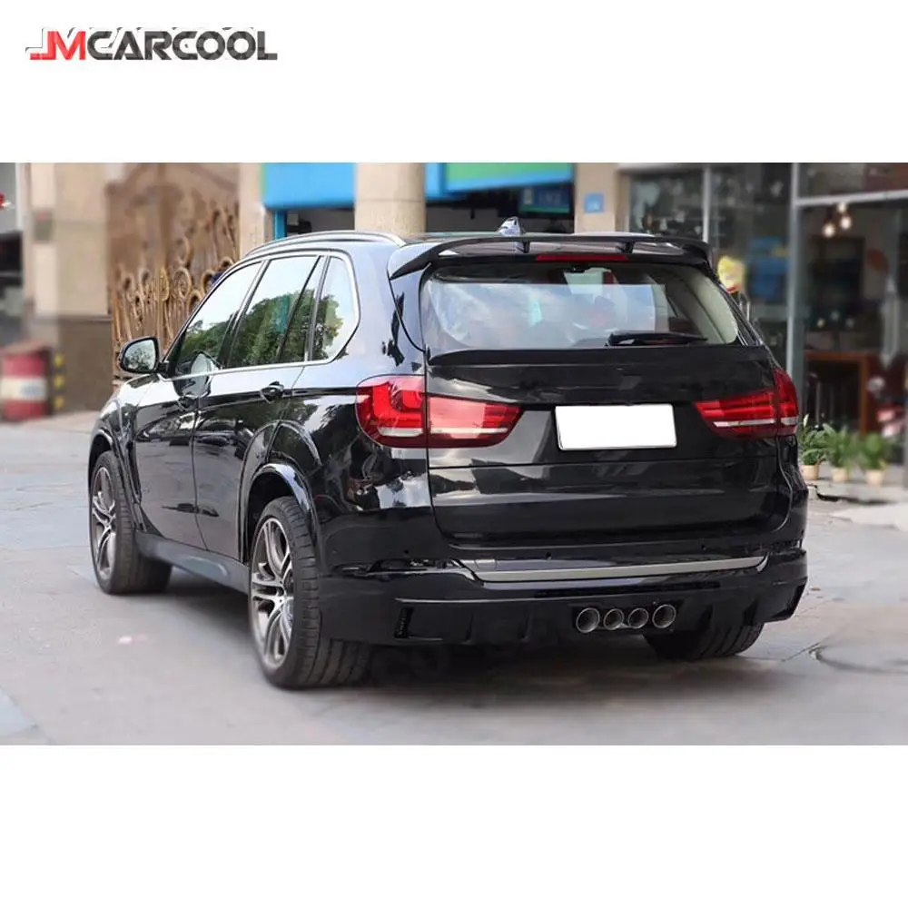 

For BMW X5 F15 2015-2018 LM Style Rear Spoiler Carbon Fiber / FRP Roof Top Wings Trunk Spoiler Car Boot Trim