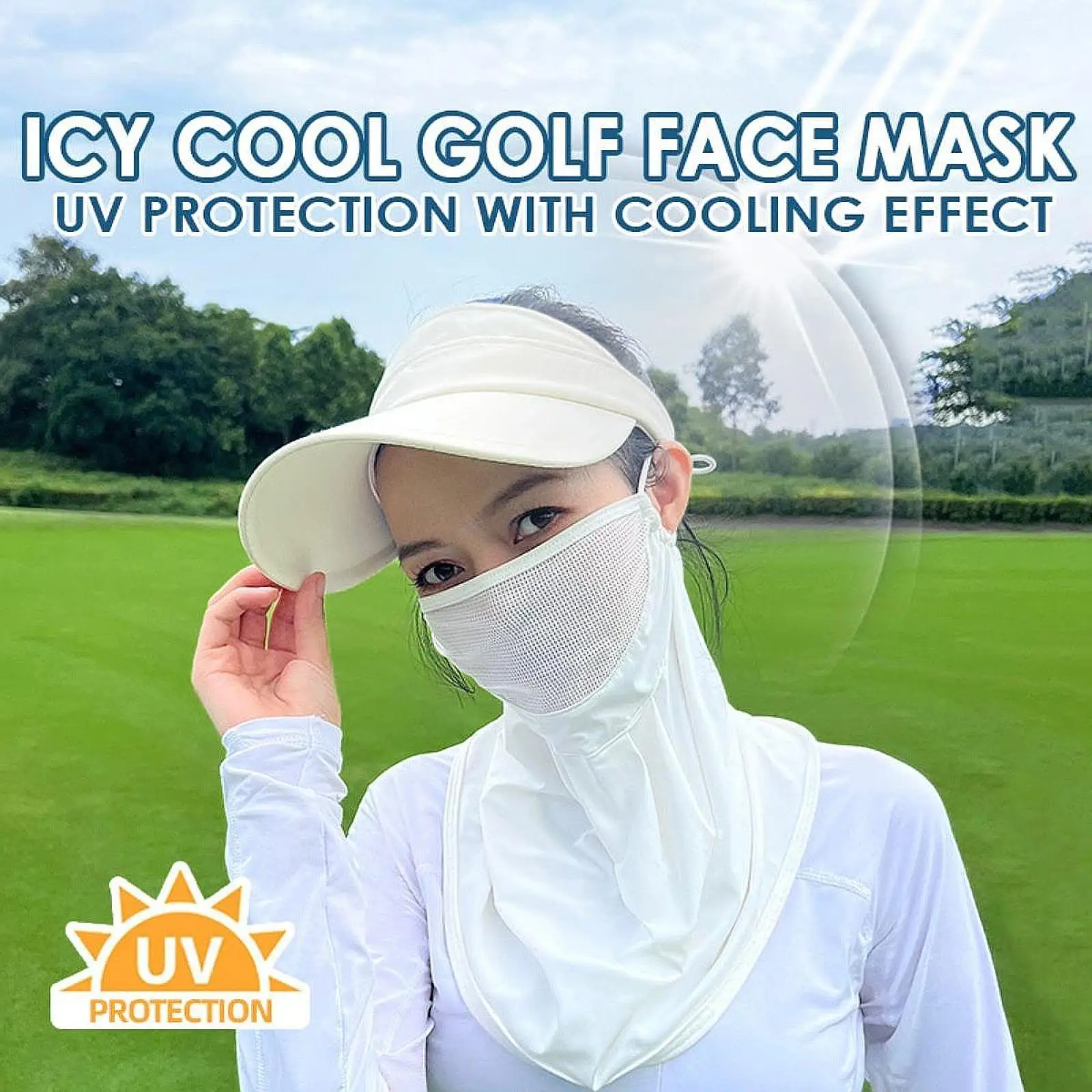 Face Mask Covering Adjustable Ear Hanging Cooling Ice Silk, Face Cover Neck Wrap Cover for Outdoor Activities Men and Women