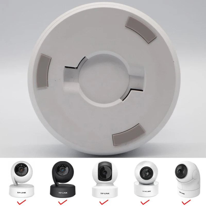 Security Camera Base Bracket Smart Camera with Screws Sticking Hoisting Wall Hanging Inverted Installation Stand