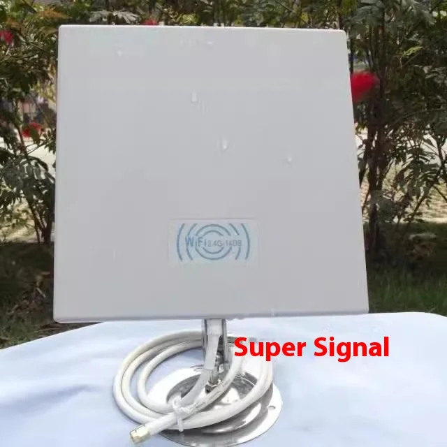 

24dBi High Gain 2.4GHz Desktop Flat Panel Antenna - IP67 Waterproof, Stable High-Speed Transmission for Long-Range IoT/Outdoor W