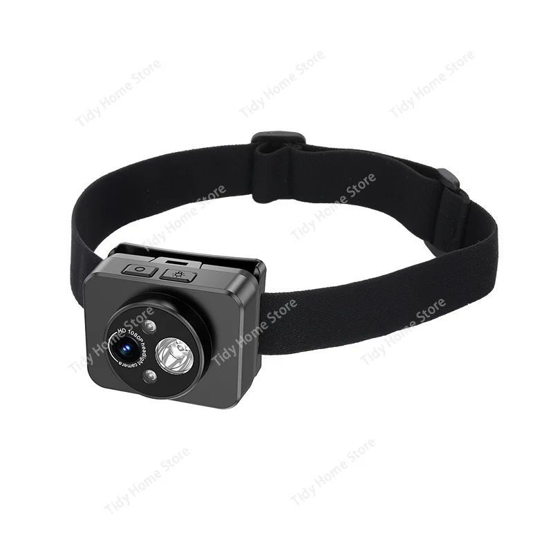 F8B Headlamp type, video-recording, gesture-sensing, strong light patrol, fishing inspection, outdoor cycling, action camera