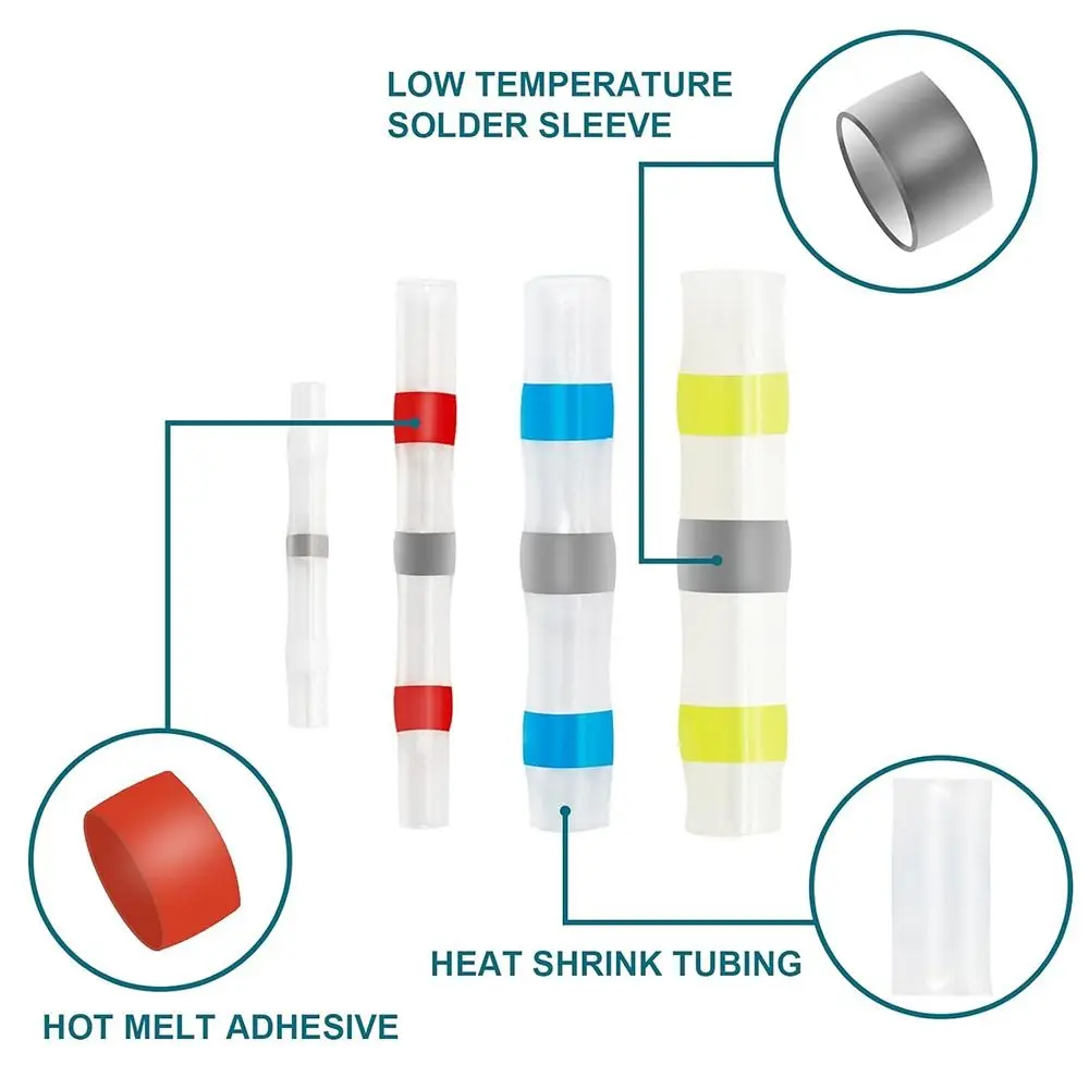 سلك مشترك عازل للحرارة قابل للانكماش مقاوم للماء محاصر لحام كم محطة الأسلاك