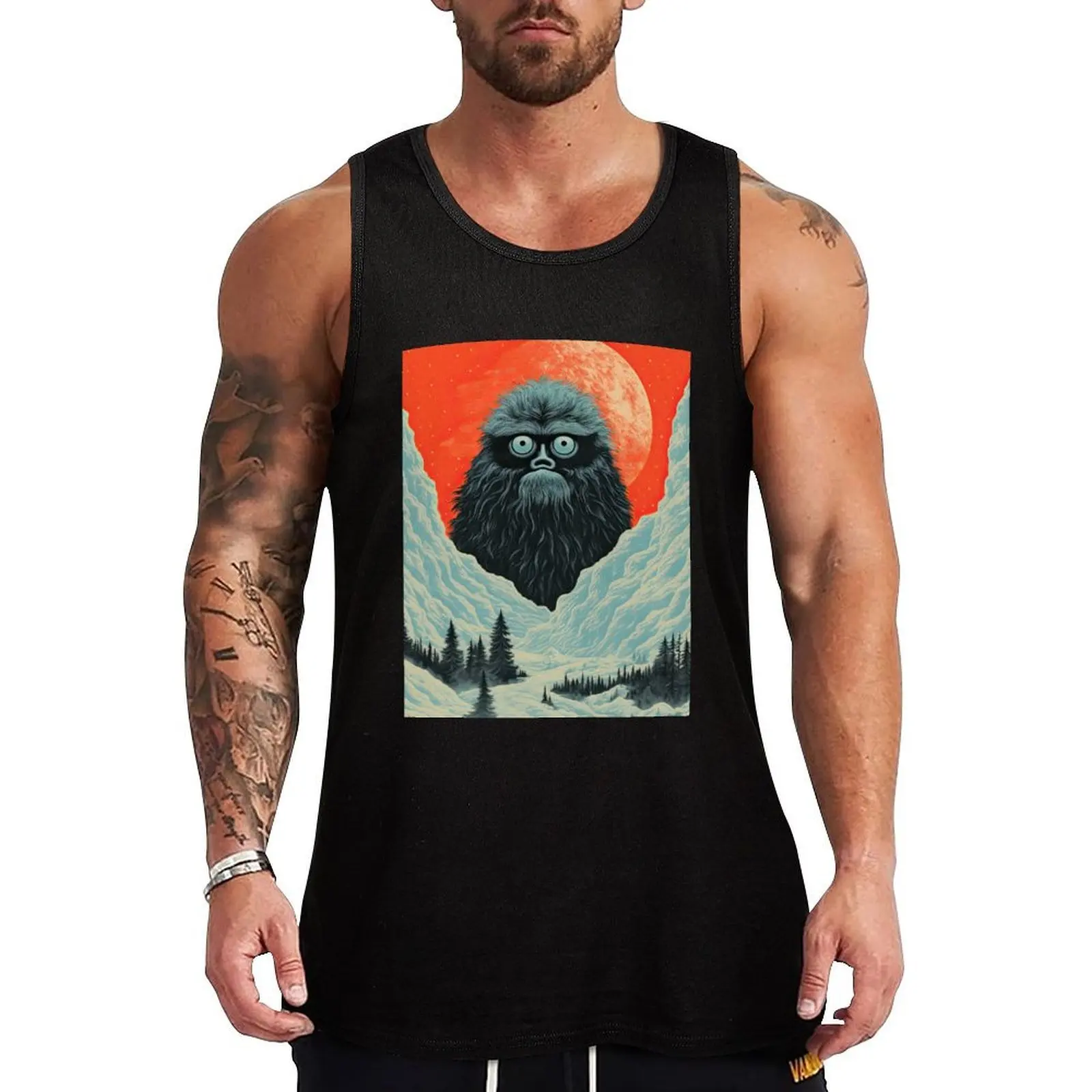 

Abominable Snowman Tank Top anime t-shirts new in tops & t-shirt clothes for men summer