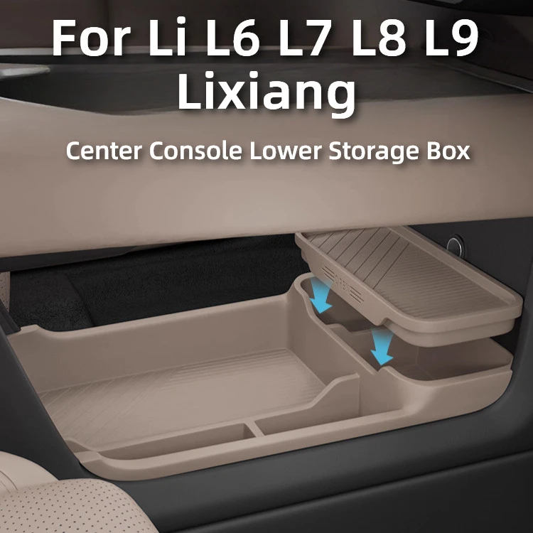 

Для Li L6 L7 L8 L9 Lixiang силиконовая нижняя коробка для хранения центральной консоли