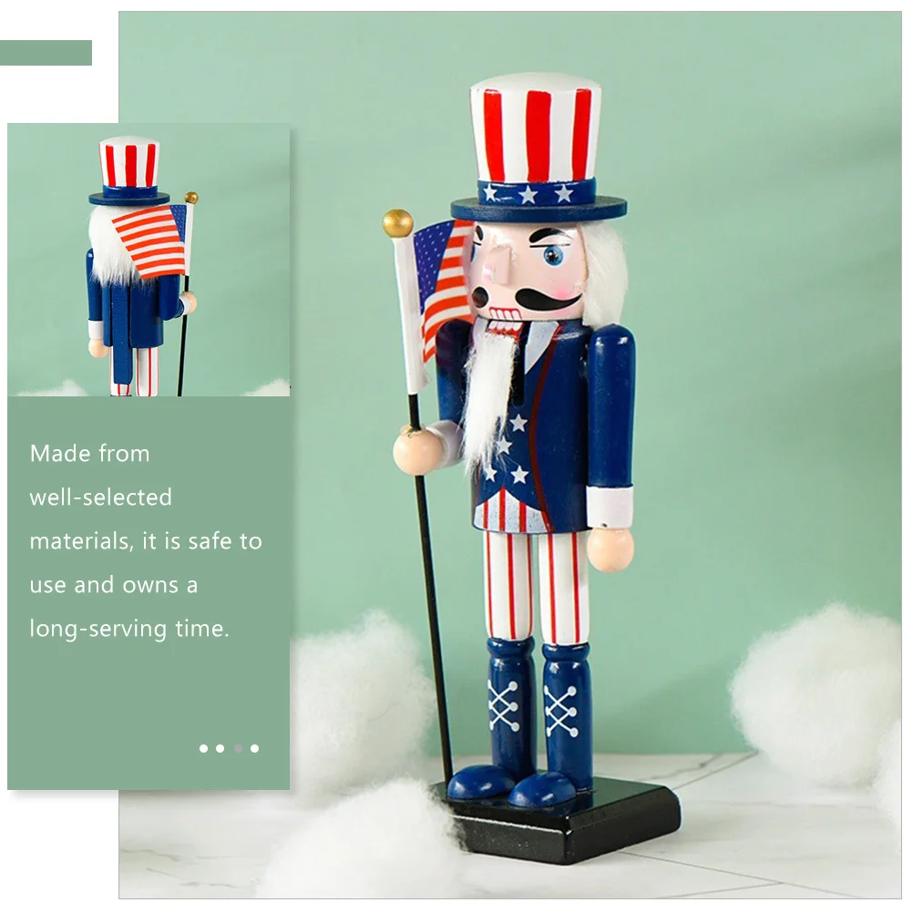 

Independence Day Soldier Nutcracker Ornament Decoration Home Holiday Gift Soldier Festival Decor