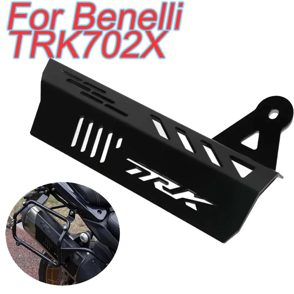 

For Benelli TRK702 X TRK702X 2023 2024 Heat Shield Guard Anti-Scalding Muffler Exhaust Pipe Protector Motorcycle Accessories