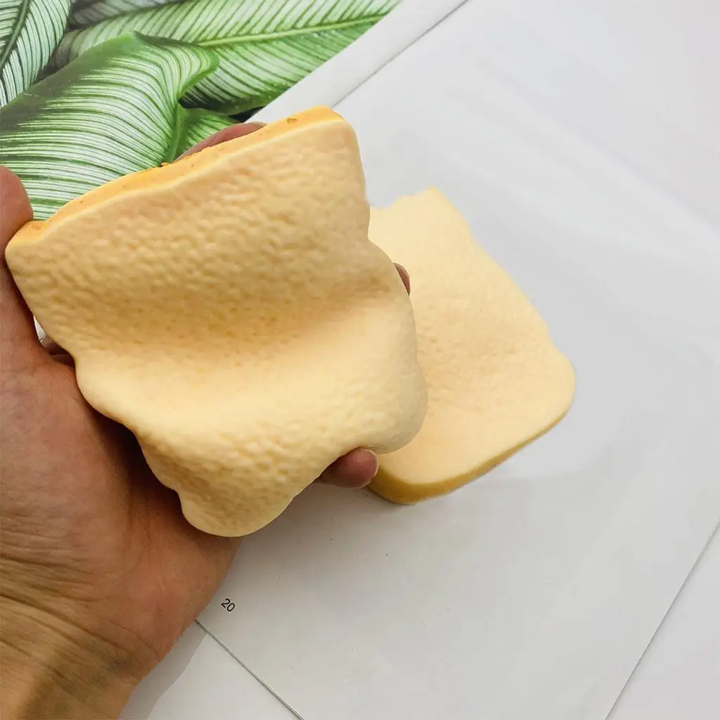 Elastic EVA Toast Bread Fidget Toy Special Needs Funny Stress Relief Decompression Relax Kill Time Sensory Toy