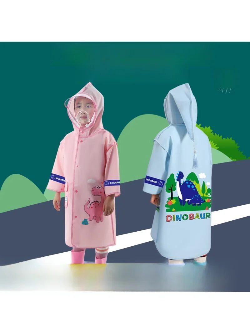 

Children's Waterproof Raincoat Overall Design Unisex Kindergarten Rain Poncho Primary School Students Raincoat for Heavy Rain