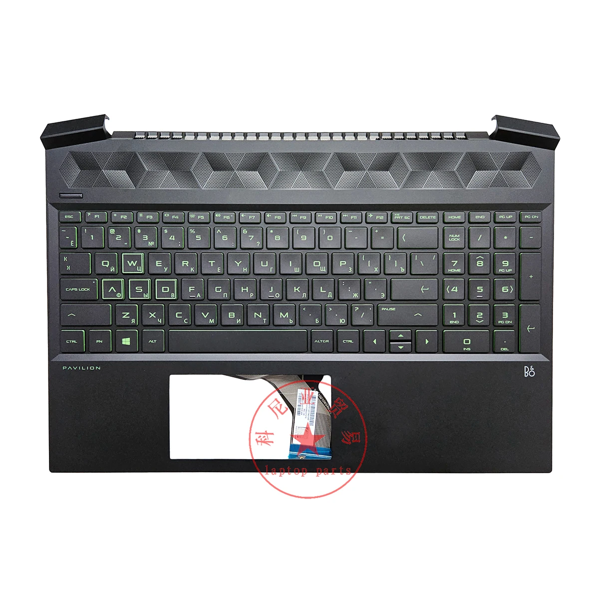 Imagem -05 - Laptop Palmrest Tampa da Caixa Superior com Teclado hp Pavilion Gaming 15-ec Tpn-q229 Série Eag3h00301p Eag3h00303p Original Novo