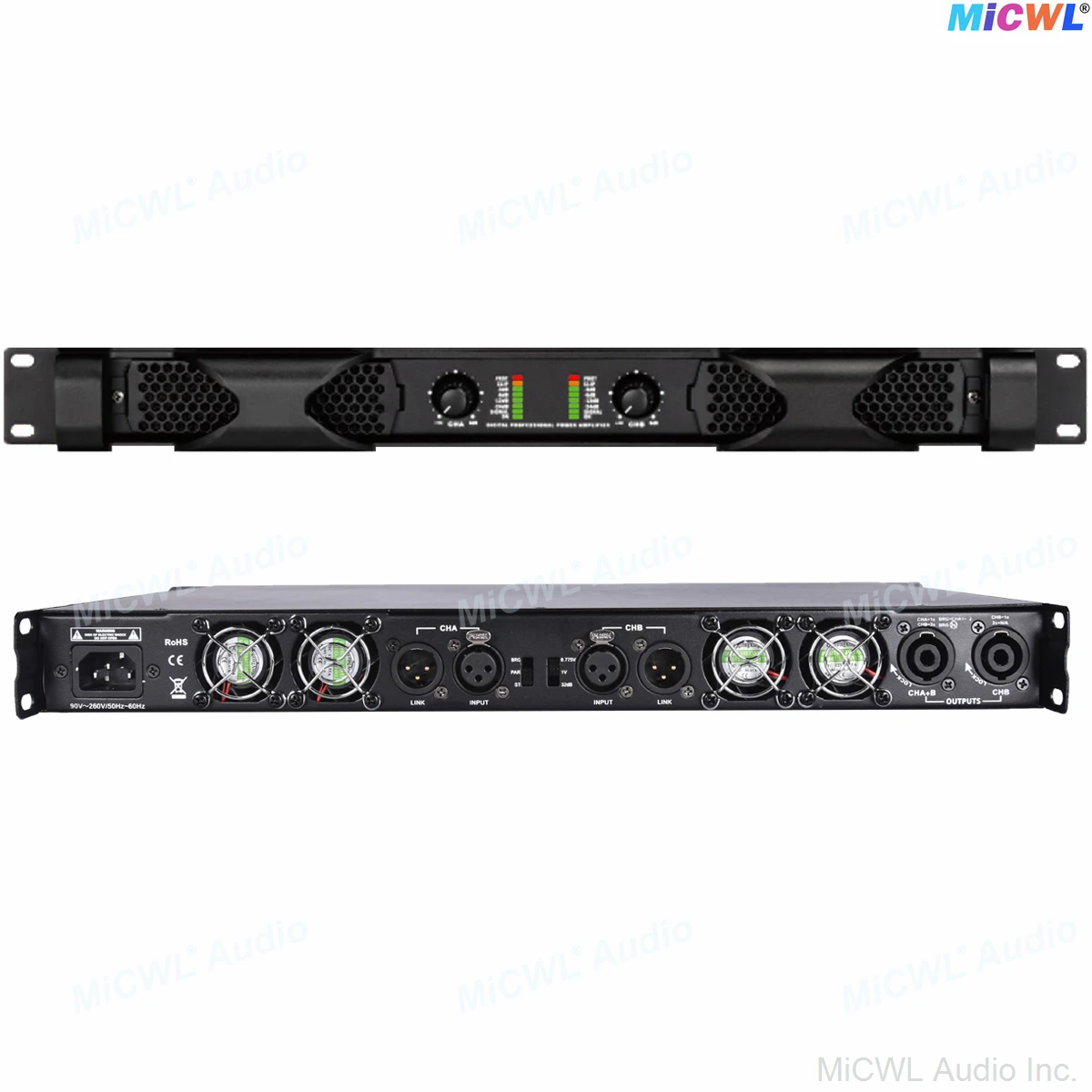 Micwl 3500w Stage DJ Karaoke digitaler Leistungs verstärker 2 4 Kanal 4Ohm 8 Ohm Home Outdoor Performance Amp