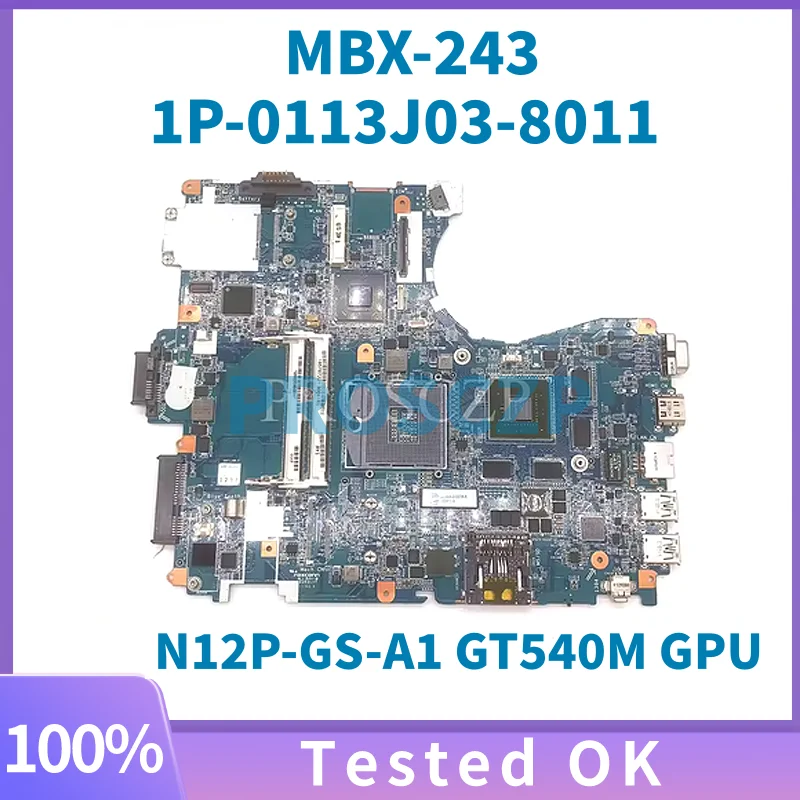 

MBX-243 для Sony Vaio VPCF23JFX VPCF23 материнская плата для ноутбука rev1.1 1P-0113J03-8011 основная плата HM65 DDR3 GT540M 1 ГБ