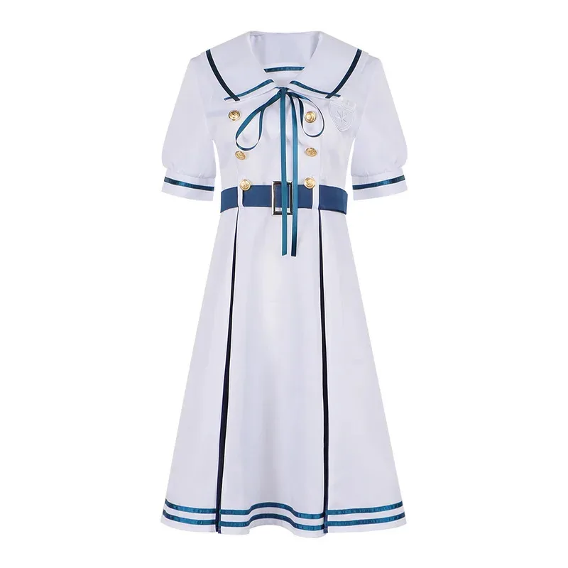 Wakaba Mutsumi JK Uniform Cosplay Anime BanG Dream! Mortis Costume Wig