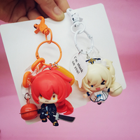 Car Keychain Genshin Impact Account Anime Keychain Women School Teacher Gift Keyring Klee Venti Diluc Personalized Keychains