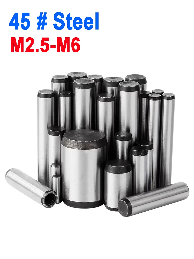 

Hardened 45 # Steel Quenched Single Head Internal Thread Cylindrical Pin Positioning Tapping Pin M2.5 M3 M4 M5 M6