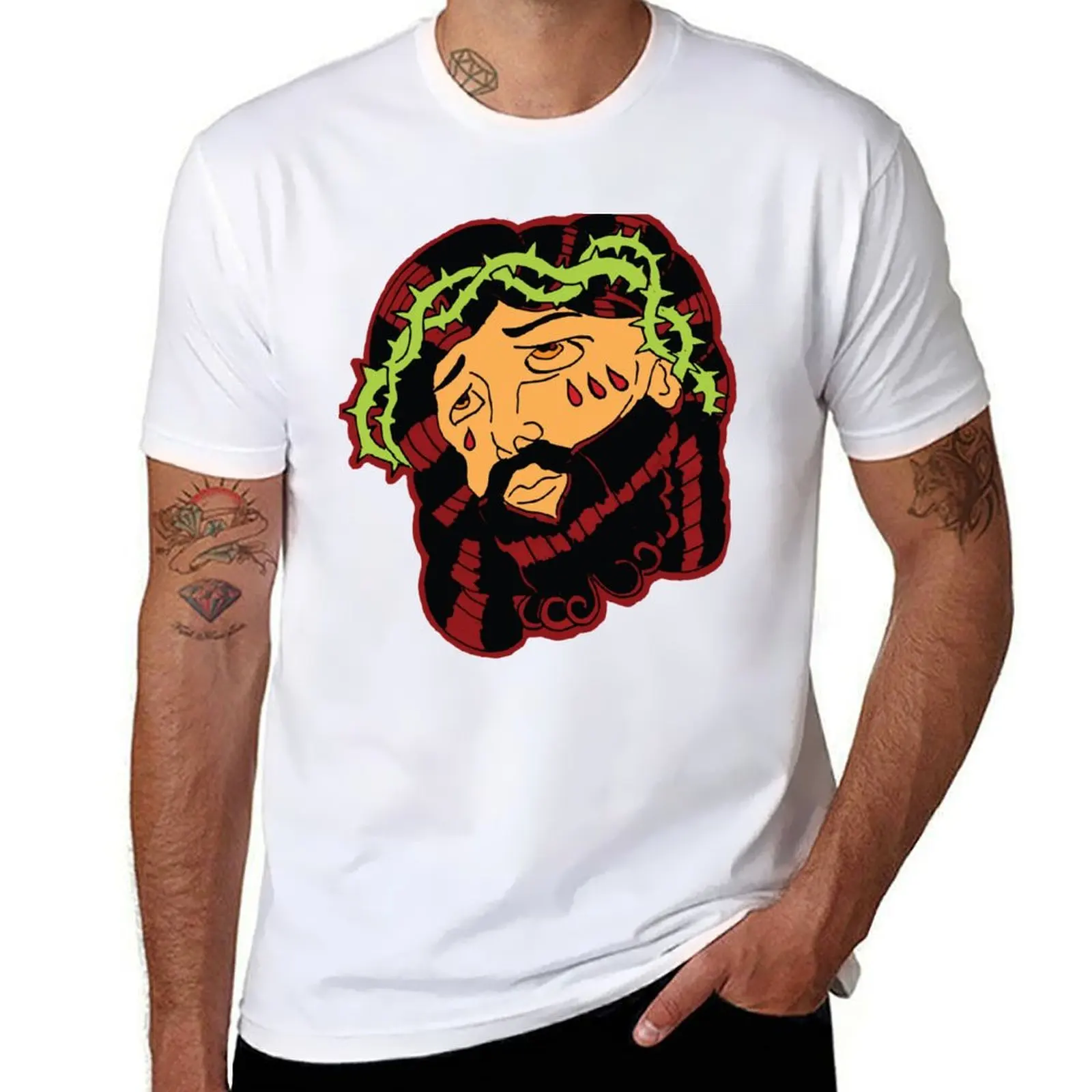 

Футболка «Бог, так любил мир», забавные футболки, темный юмор, мужская футболка из 100% хлопка, футболка люксового бренда