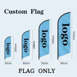 Feather Flag Custom Beach Banner Printed Exhibition Event Flying Advertising Celebration Promotion Indoor Outdoor,Flag Only