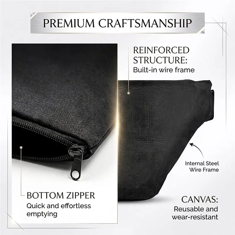 EYFL-For Saw, Anti-Dust Cover For Belt Sanders, Circular For Saw- Dust Bag With Zipper(3-Pack)