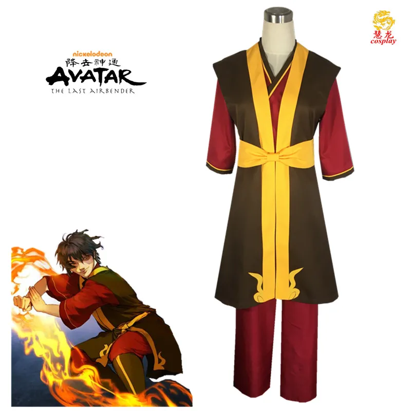 

Anime Avatar：The Last Airbender Zuko Cosplay Costumes King's Prince Uniform Halloween Carnival Party Suit