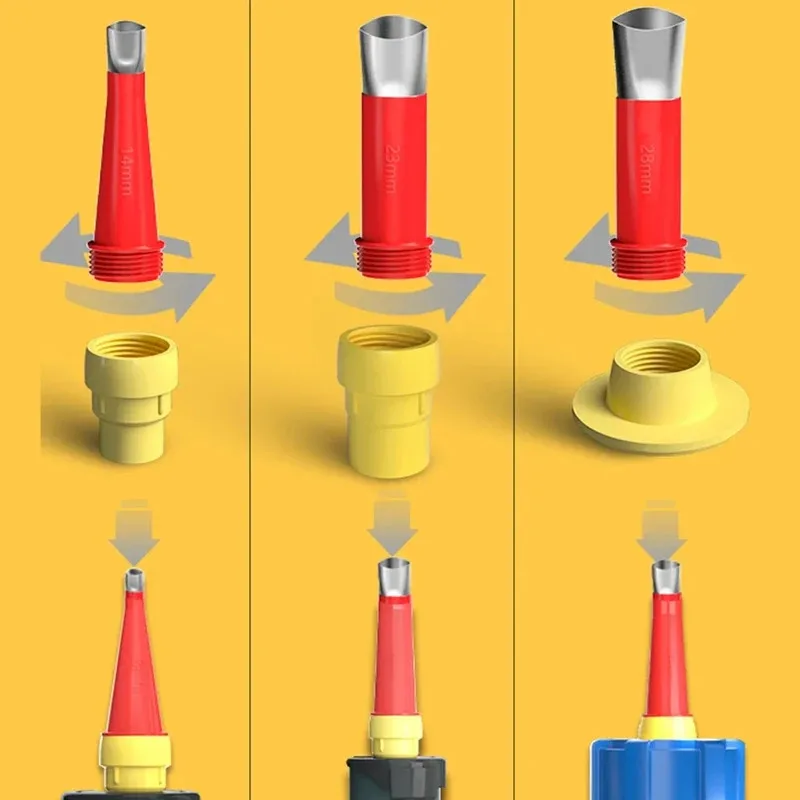 

22PCS Stainless Steel Caulking Nozzle Silicone Tool Set for Sink Sealant Application