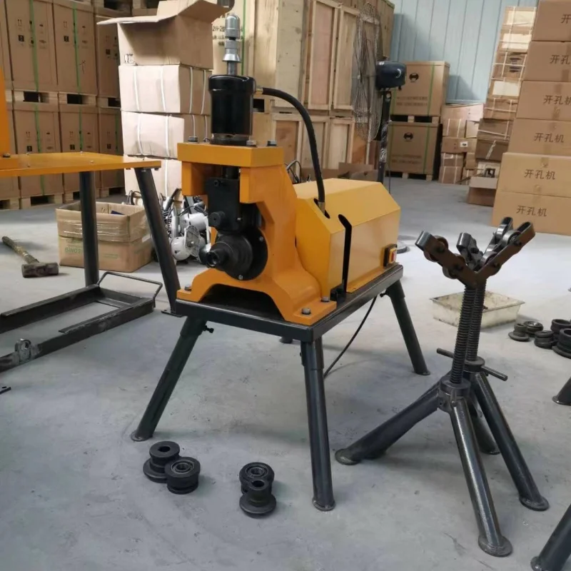 Easy to Operate Electric Galvanized Pipe Grooving Machine High Power Adjustable Depth Pipe Groover for Pipe Connection