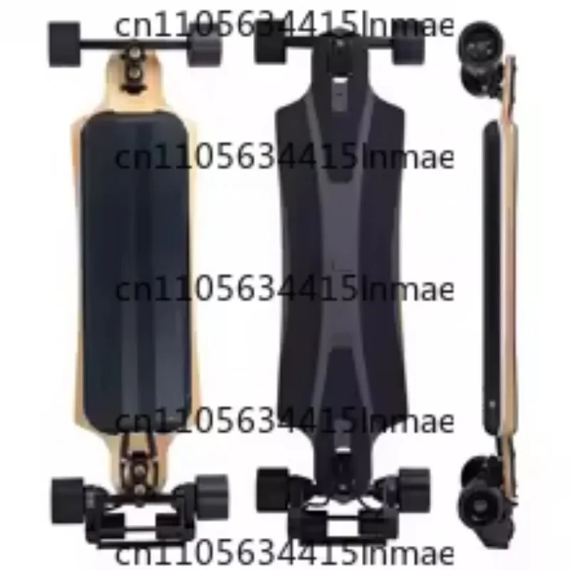 Commuter Push-Boar-Skate Marathon Longboard mit Split-Drop-Down-Deck für Langstrecken-Pumping und Carving