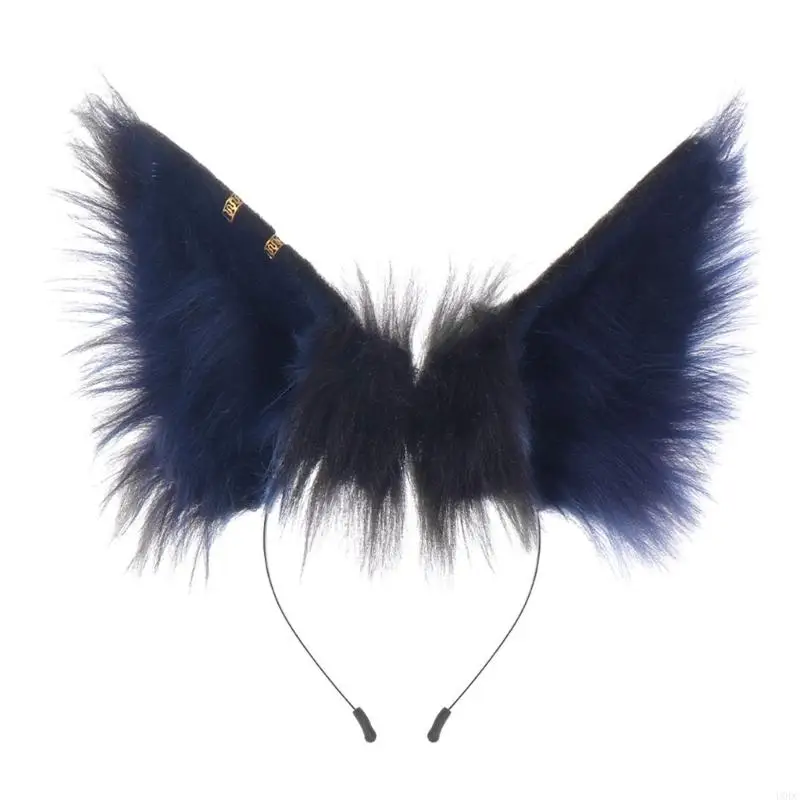 Fashion Wolf Ear Headband Furry Furs Hairband Cosplay Headpiece For Halloweens Y166