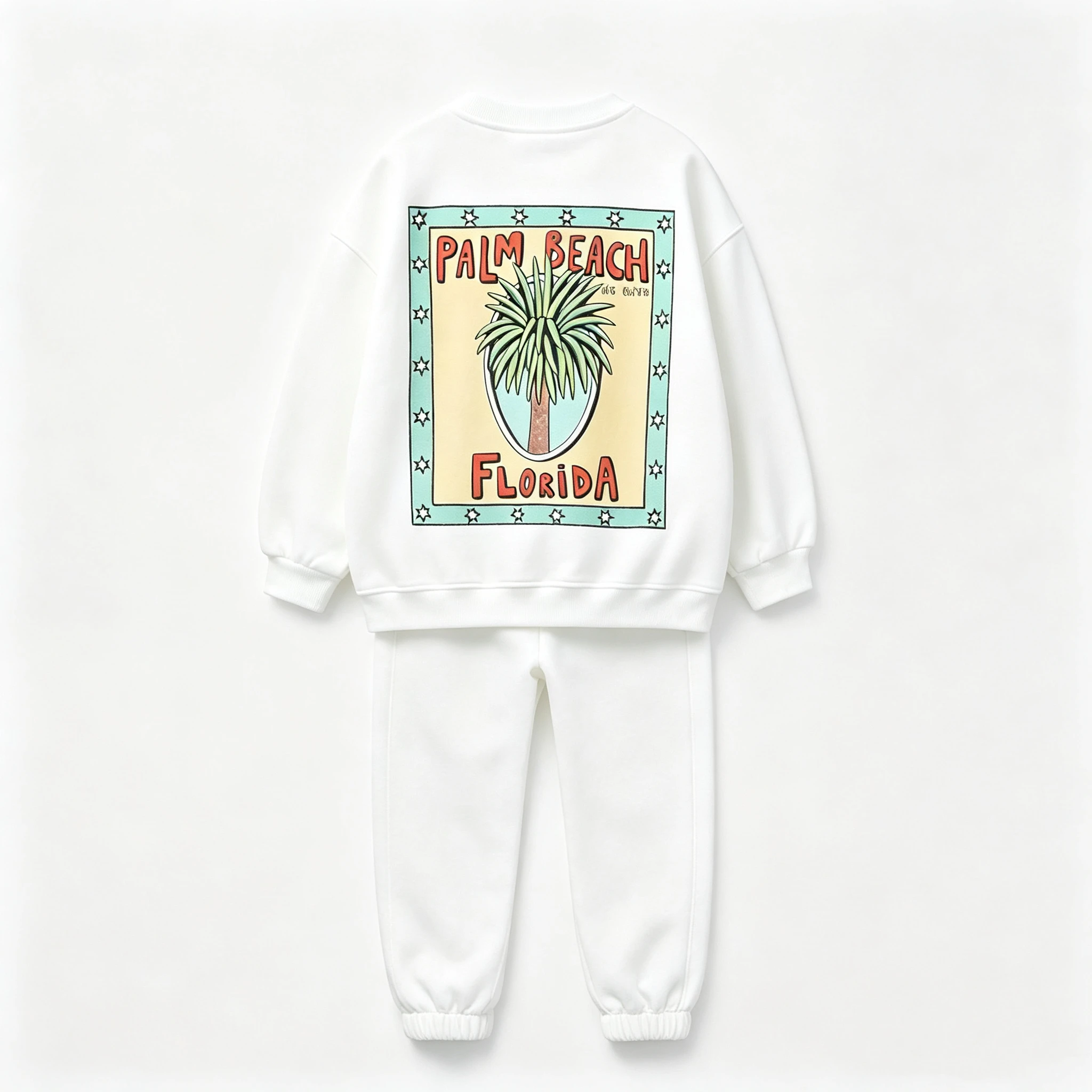 Modisches Einfaches Kinder 2-teiliges Set Mädchen Sweatshirt + Hose Lässiges Zweiteiler-Outfit Herbst Kinderkleidung Trainingsanzüge 0-6 Jahre – Detail 3
